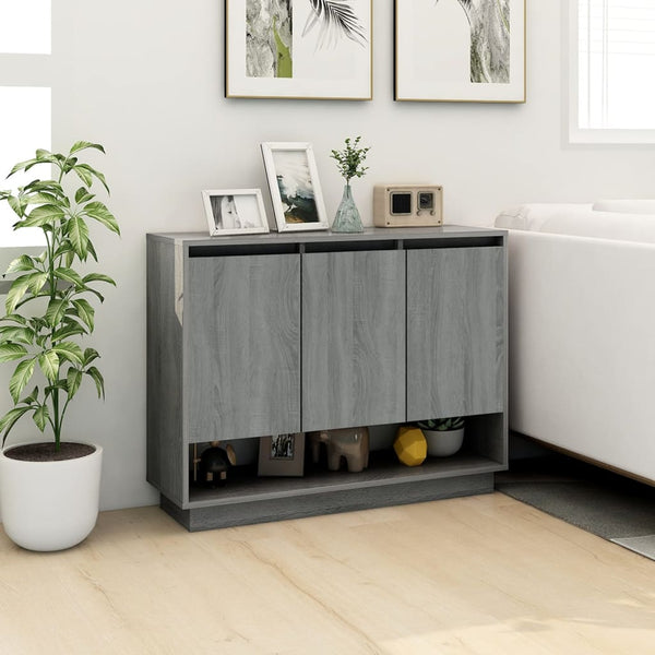 Graues Sideboard Sonoma, 97 cm
