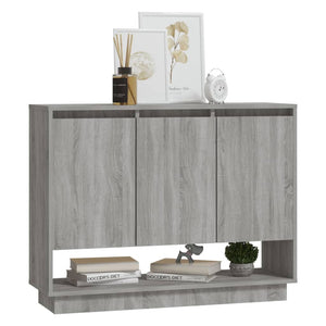 Graues Sideboard Sonoma, 97 cm