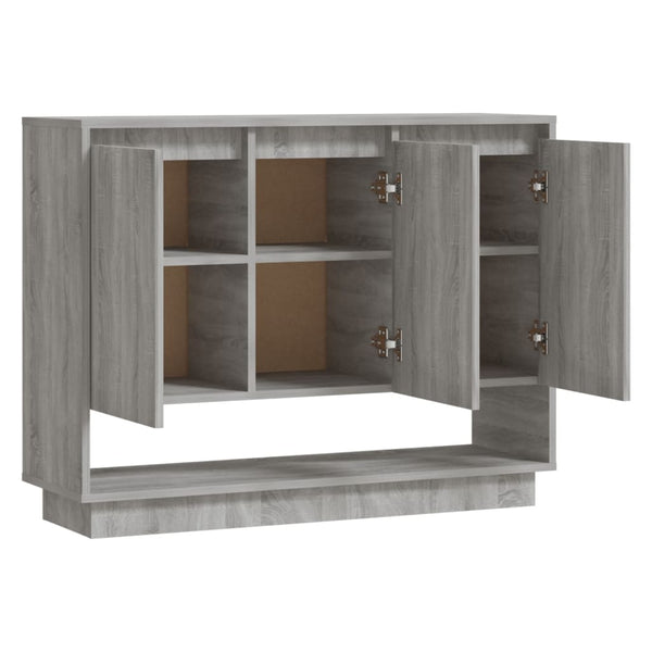Graues Sideboard Sonoma, 97 cm