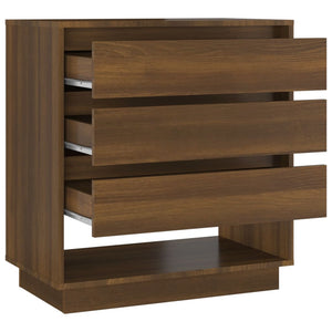 vidaXL Sideboard Brown Oak Look 70x41x75 cm Engineered Wood