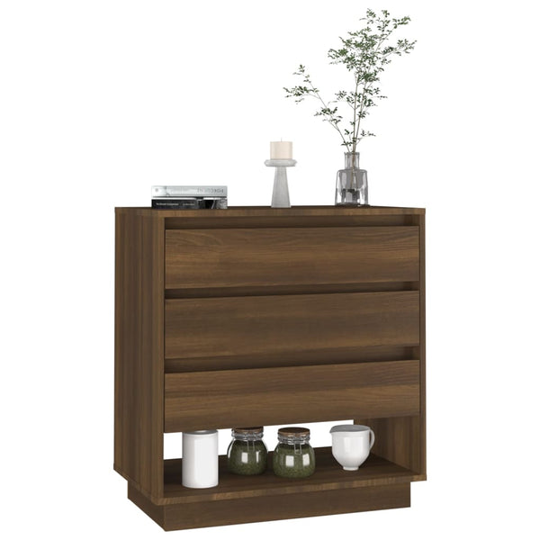 vidaXL Sideboard Brown Oak Look 70x41x75 cm Engineered Wood