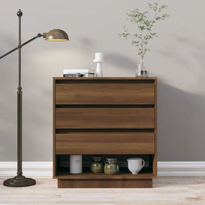 vidaXL Sideboard Brown Oak Look 70x41x75 cm Engineered Wood
