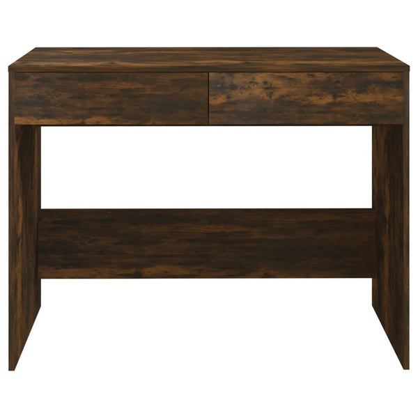 Schreibtisch Räuchereiche 101 cm mit Schubladen