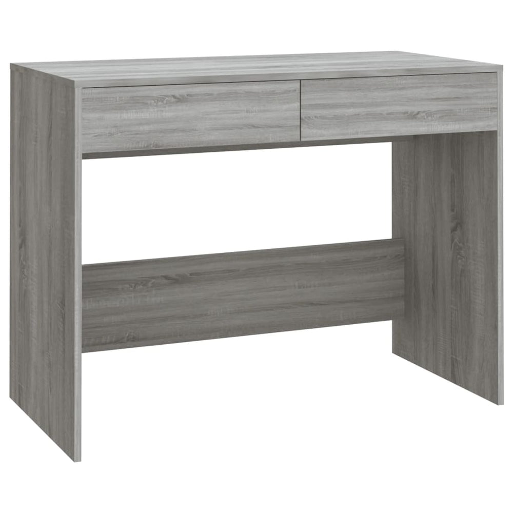Schreibtisch Grau Sonoma 101 cm mit Schubladen