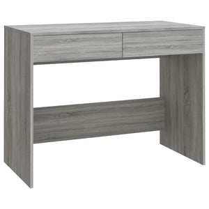 Schreibtisch Grau Sonoma 101 cm mit Schubladen