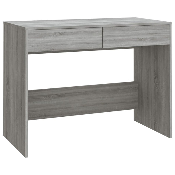 Schreibtisch Grau Sonoma 101 cm mit Schubladen