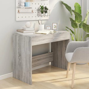 Schreibtisch Grau Sonoma 101 cm mit Schubladen