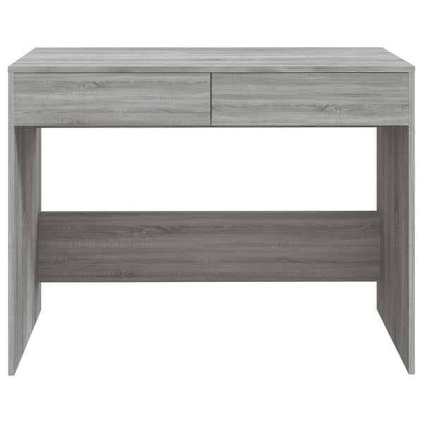 Schreibtisch Grau Sonoma 101 cm mit Schubladen