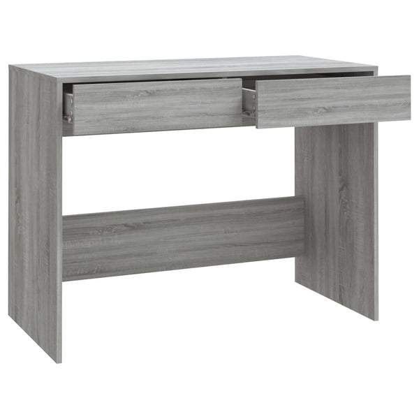 Schreibtisch Grau Sonoma 101 cm mit Schubladen
