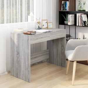 Schreibtisch Grau Sonoma 101 cm mit Schubladen