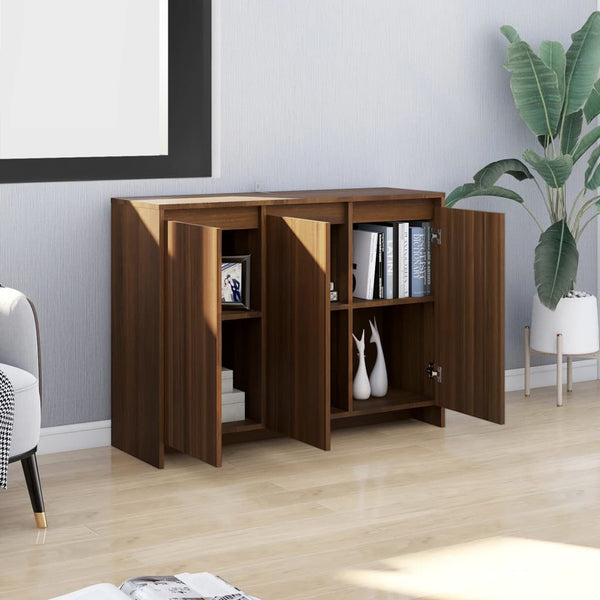 Sideboard Braun Eichenoptik 102 cm