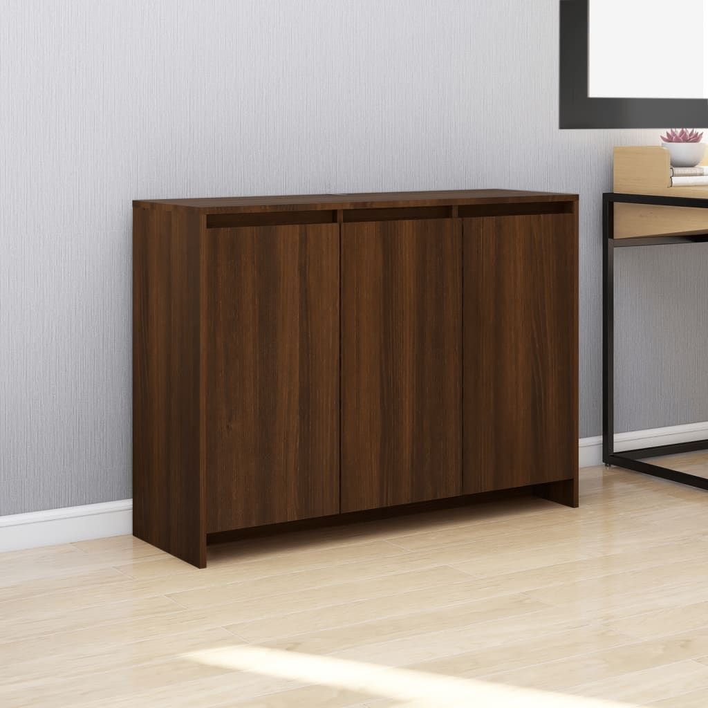 Sideboard Braun Eichenoptik 102 cm