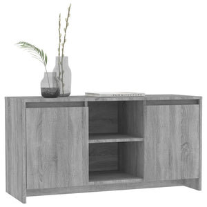 Meuble TV vidaXL gris Sonoma 102x37,5x52,5 cm bois d'ingénierie