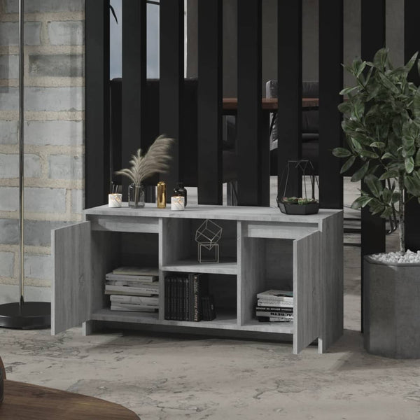 Meuble TV vidaXL gris Sonoma 102x37,5x52,5 cm bois d'ingénierie