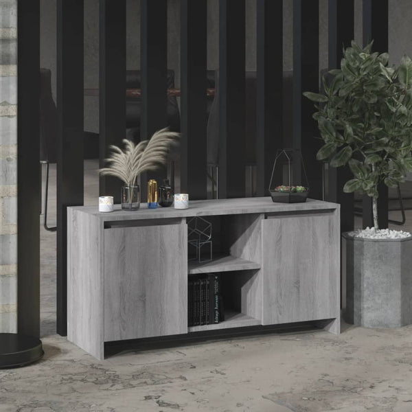 Meuble TV vidaXL gris Sonoma 102x37,5x52,5 cm bois d'ingénierie