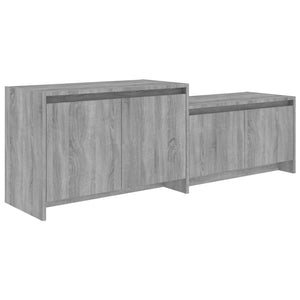 Grauer TV-Schrank Sonoma, 146,5 cm
