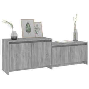 Grauer TV-Schrank Sonoma, 146,5 cm