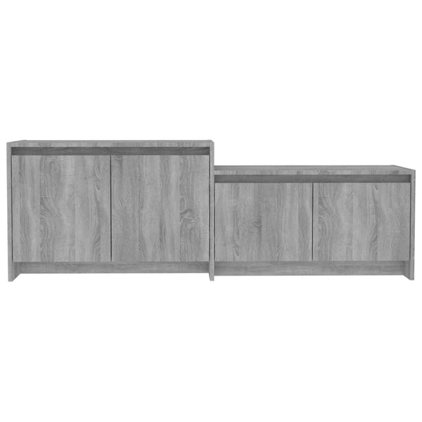 Grauer TV-Schrank Sonoma, 146,5 cm