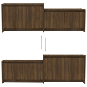 TV-Schrank Braun Eichen-Optik, 146,5 cm