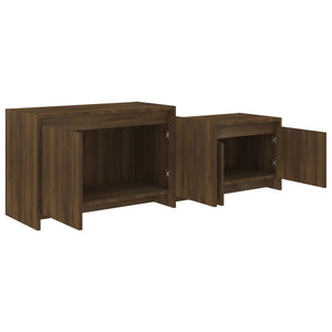 TV-Schrank Braun Eichen-Optik, 146,5 cm