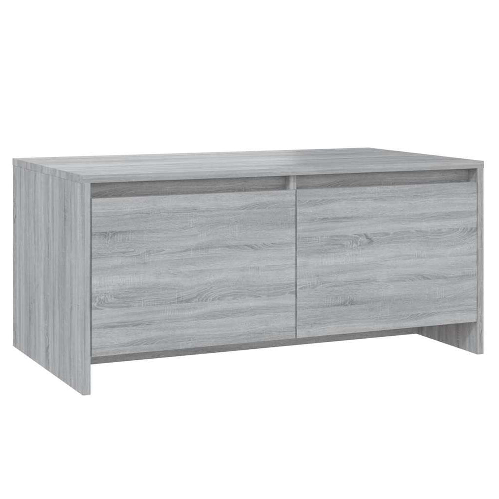 vidaXL Table basse gris sonoma 90x50x41,5 cm Bois d'ingénierie