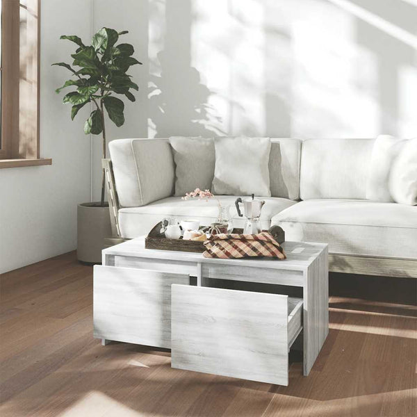 Couchtisch Grau Sonoma 90x50 cm
