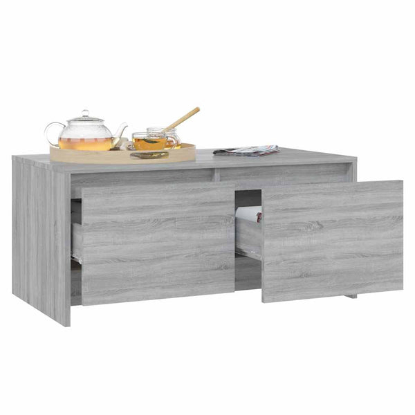 Couchtisch Grau Sonoma 90x50 cm
