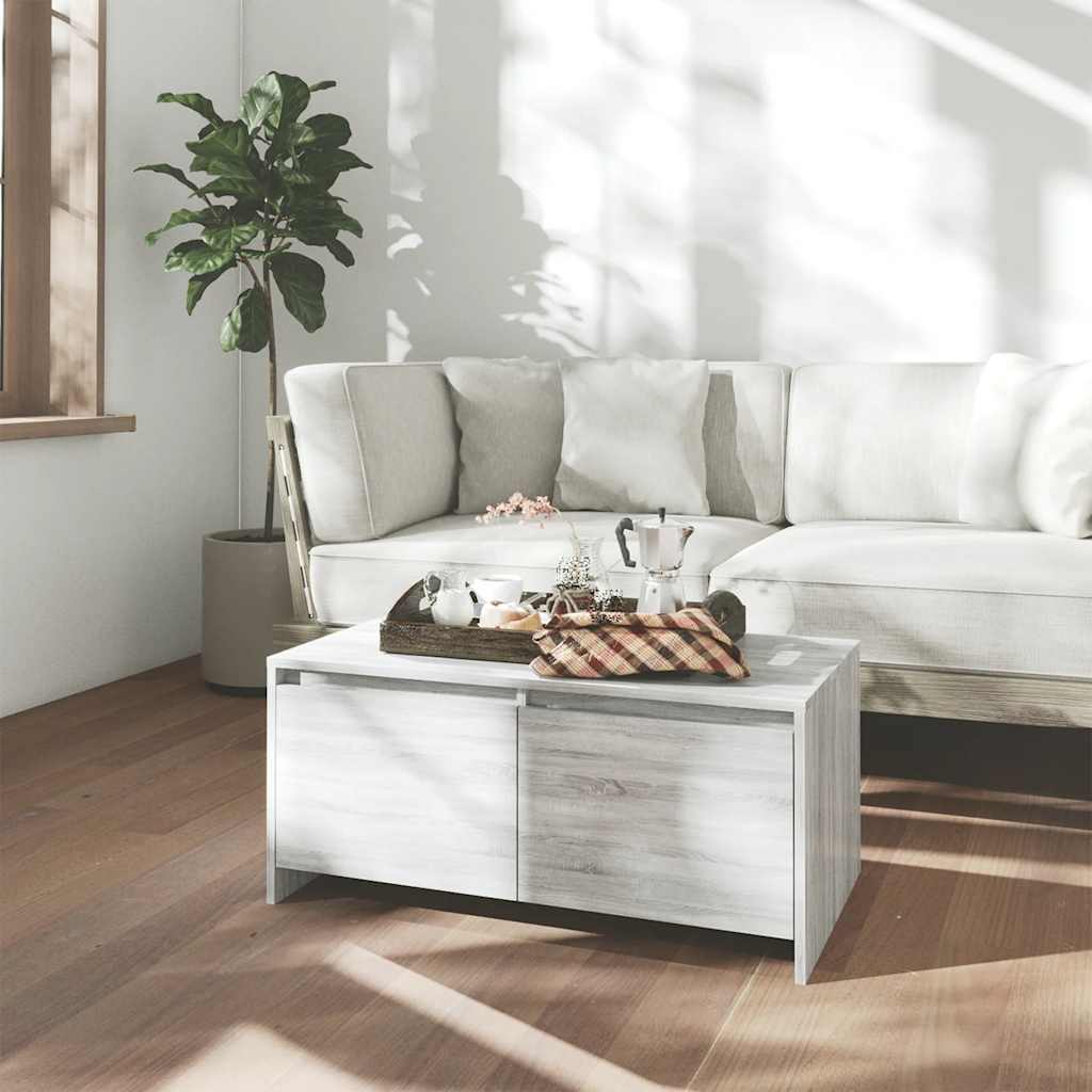 Couchtisch Grau Sonoma 90x50 cm