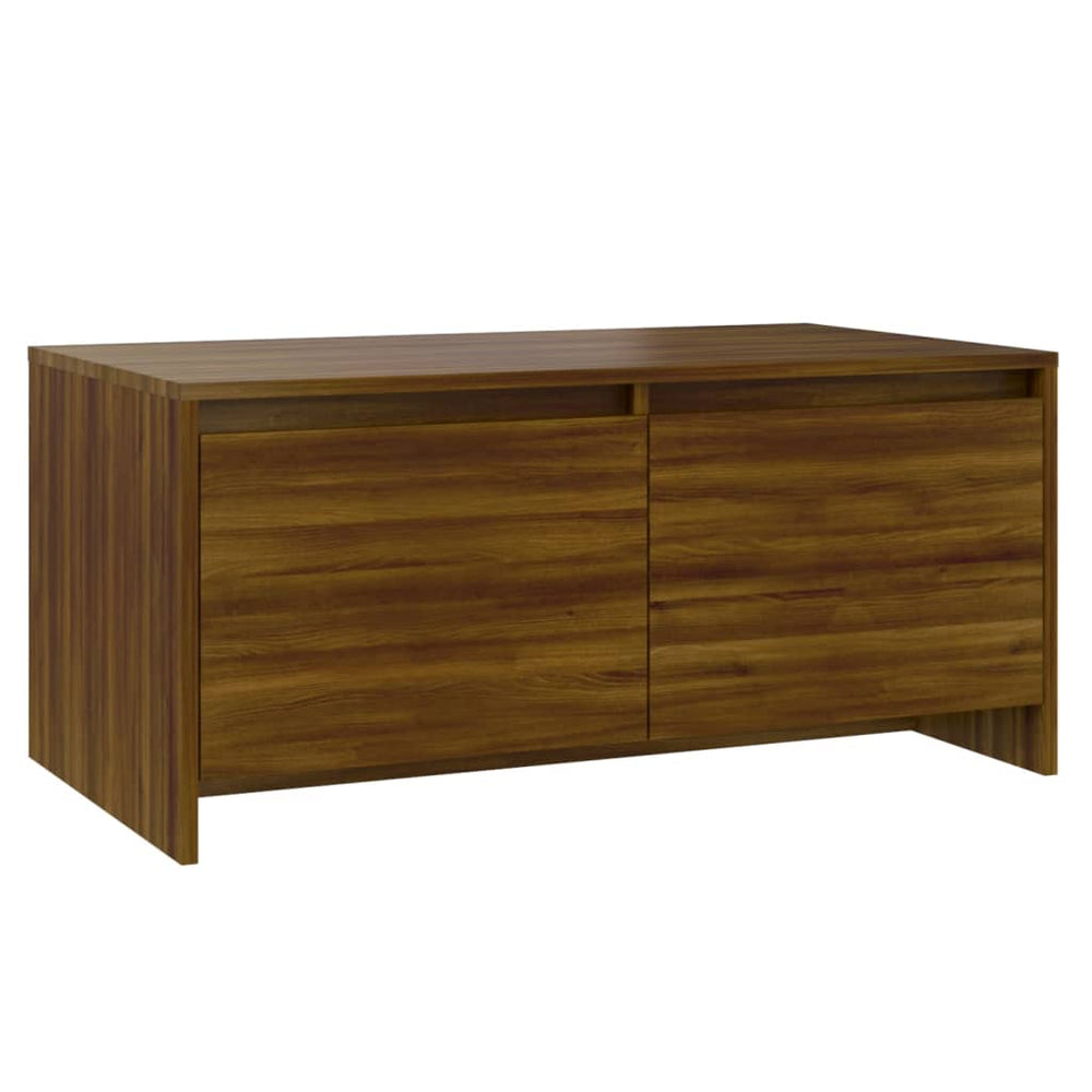 Couchtisch Braun Eichenoptik 90x50 cm