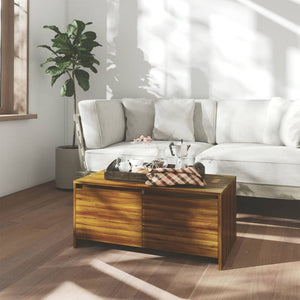 Couchtisch Braun Eichenoptik 90x50 cm