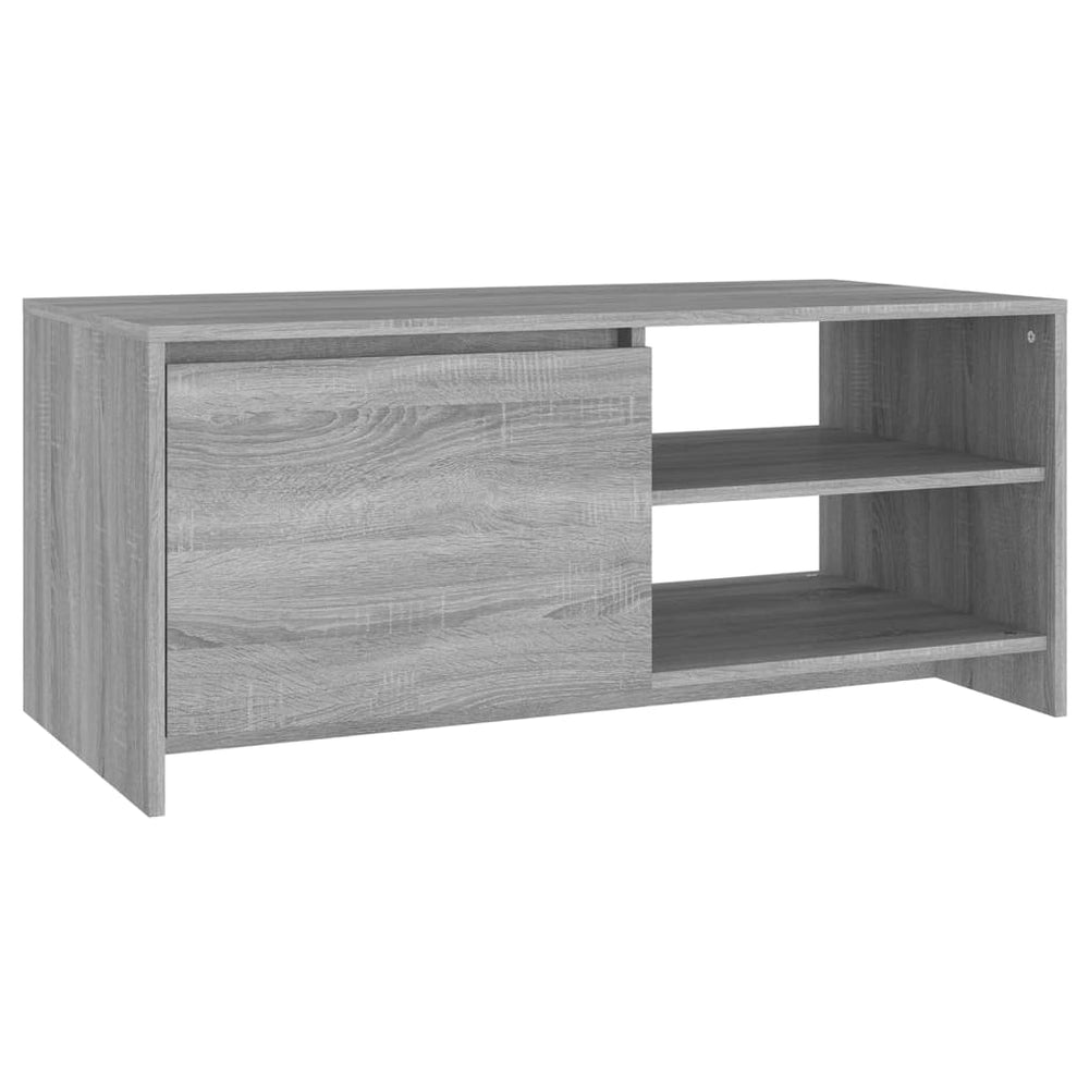 vidaXL Table basse gris Sonoma 102x50x45 cm Aggloméré