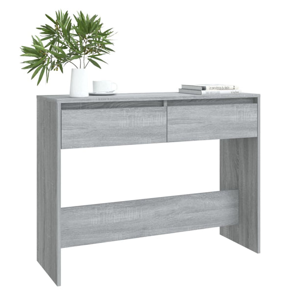 Grauer Konsolentisch Sonoma Eiche 100 cm