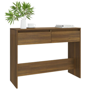Konsolentisch Braun Eiche 100 cm
