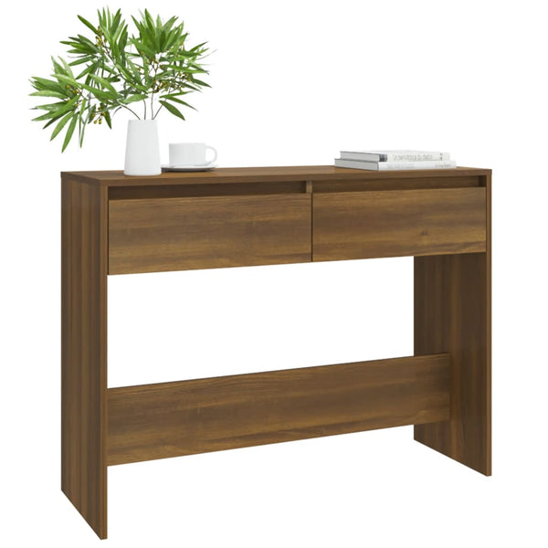 Konsolentisch Braun Eiche 100 cm