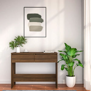 Konsolentisch Braun Eiche 100 cm