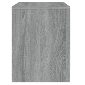 Grauer Nachttisch Sonoma Holz 45 cm