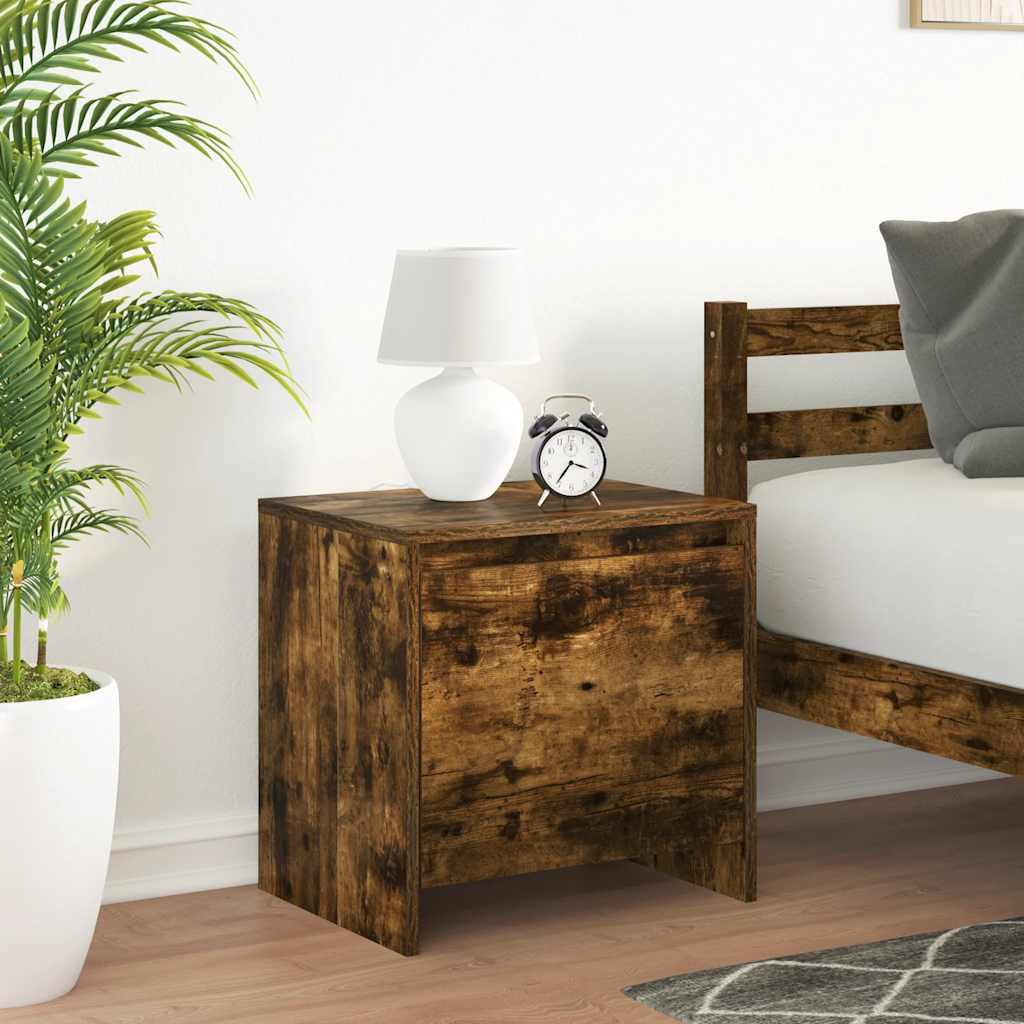 Nachttisch Räuchereiche Holzwerkstoff