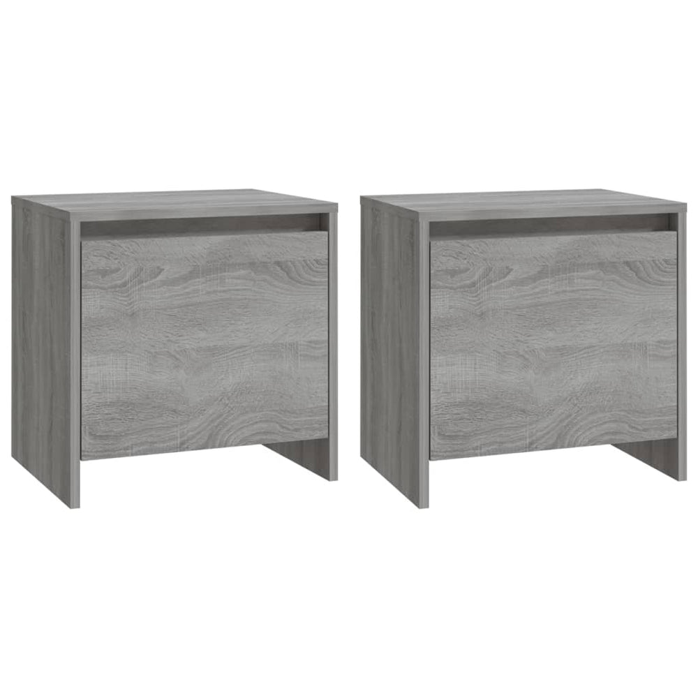 vidaXL Bedside Cabinets 2 pcs Grey Sonoma 45x34x44.5cm Engineered Wood