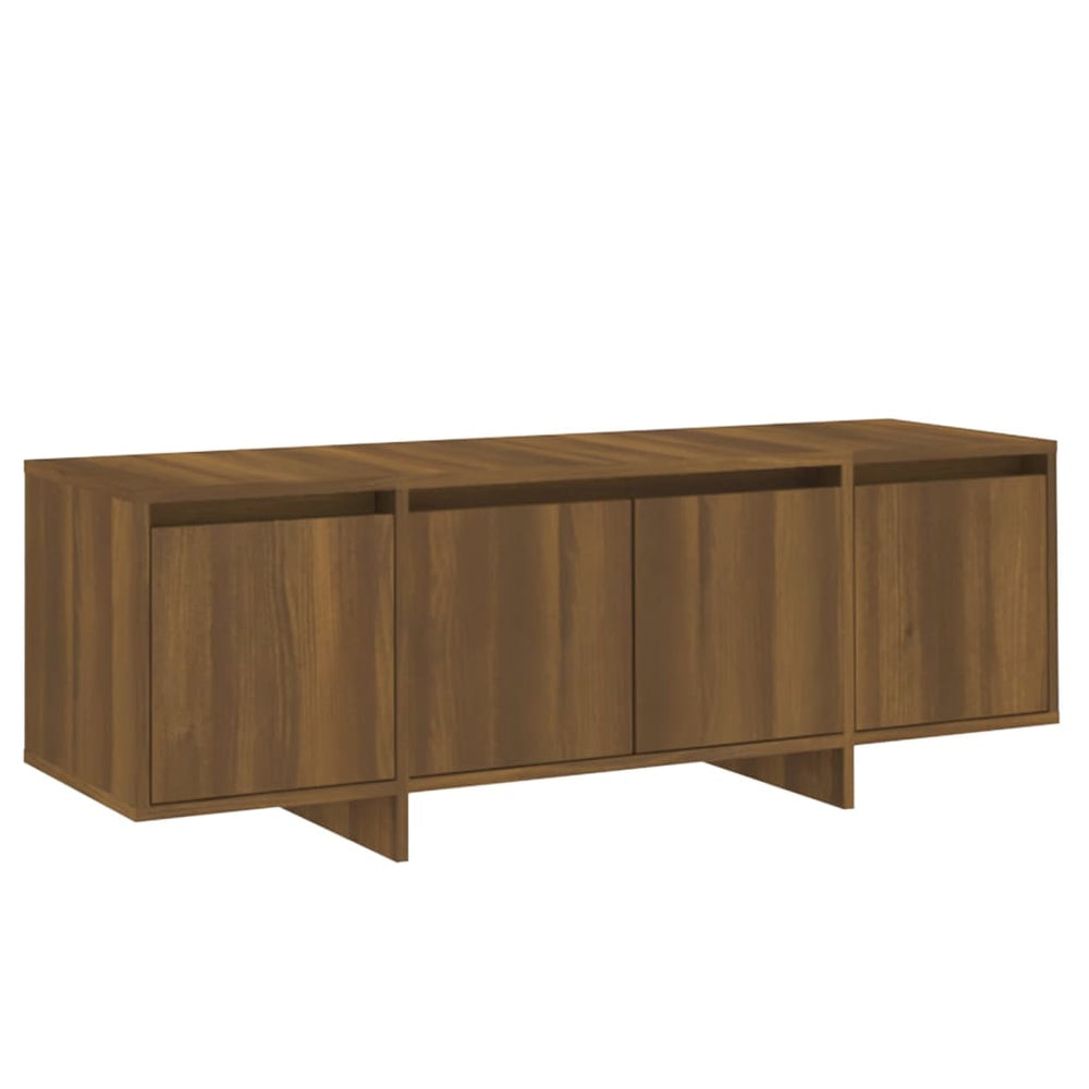 vidaXL TV Cabinet Brown Oak Look 120x30x40.5 cm Engineered Wood