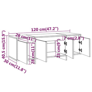 TV-Schrank Eiche Braun 120 cm
