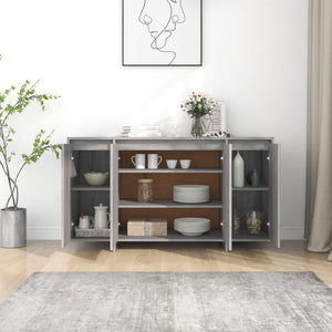 Sideboard Grau Sonoma 135 cm