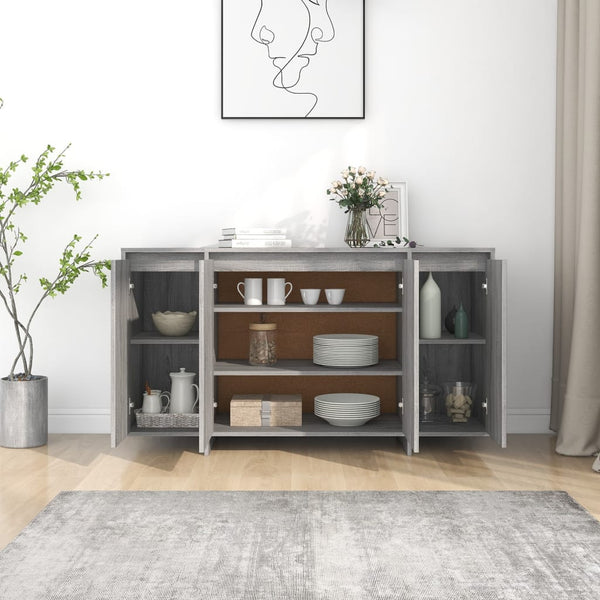 Sideboard Grau Sonoma 135 cm
