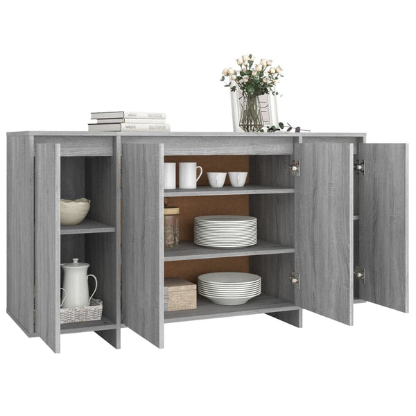 Sideboard Grau Sonoma 135 cm