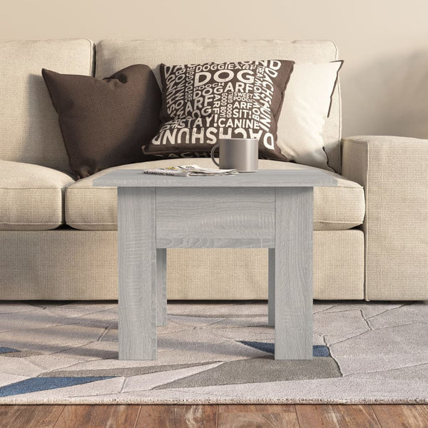 Grauer Couchtisch Sonoma, 55x55 cm