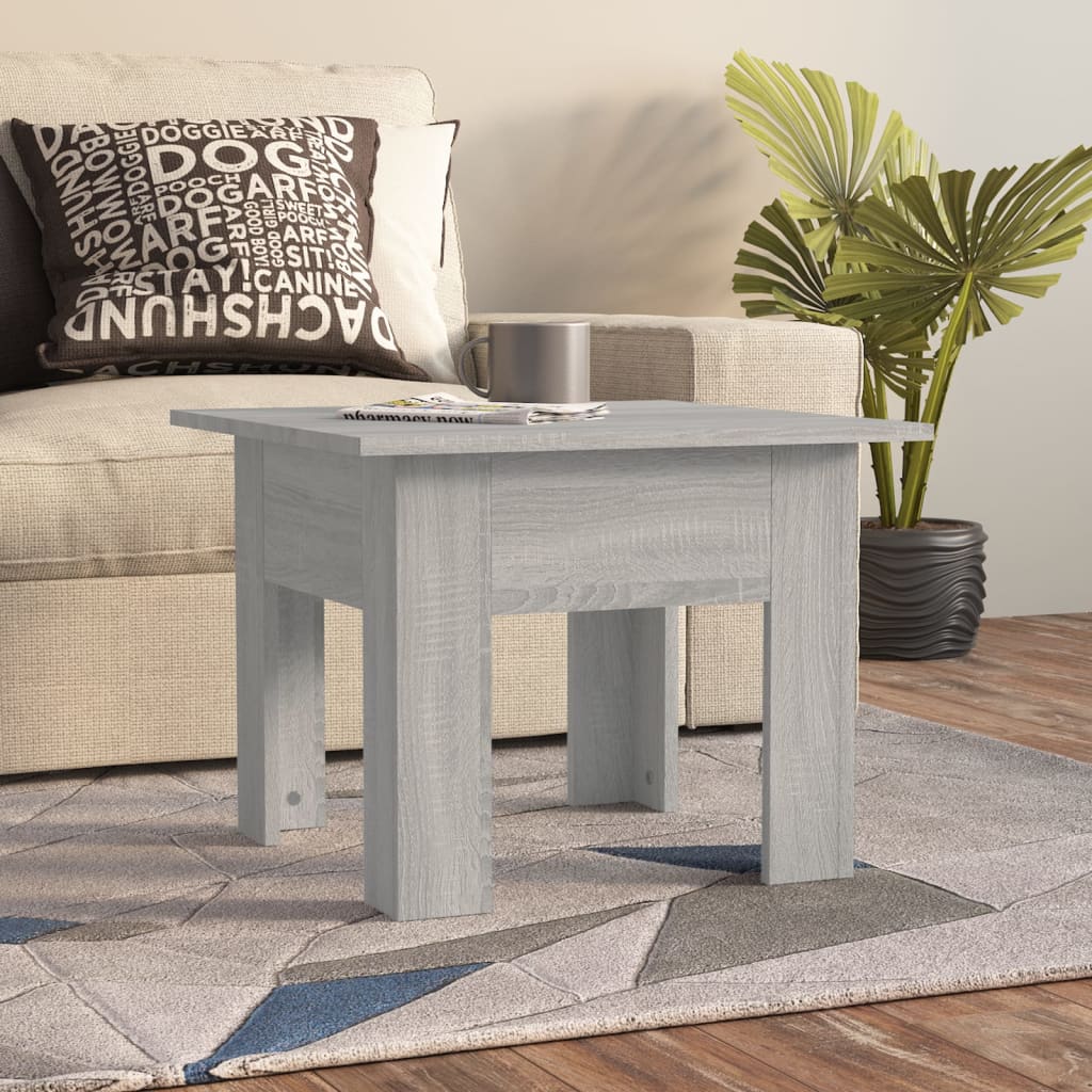Grauer Couchtisch Sonoma, 55x55 cm