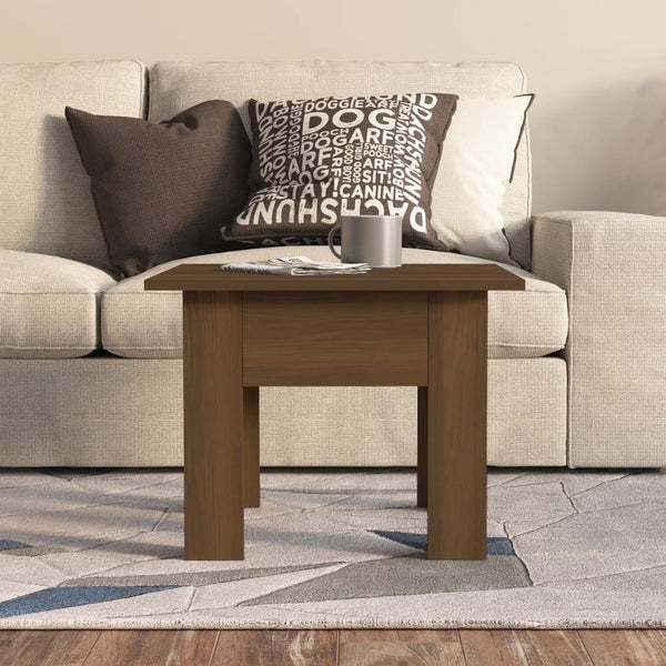 Couchtisch Braun Eichenoptik 55x55 cm
