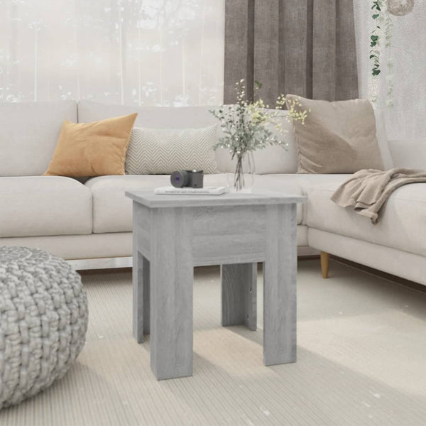 Grauer Couchtisch Sonoma, 40x40 cm