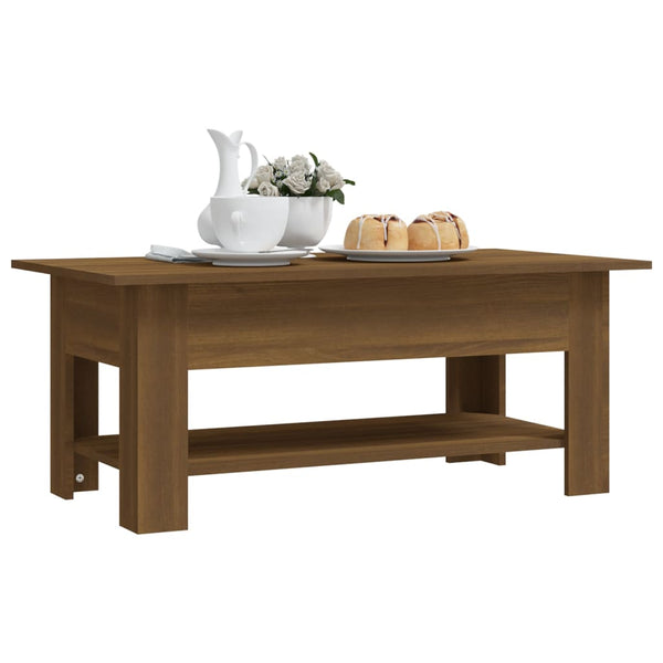 Couchtisch Braun Eichen-Optik 102x55 cm