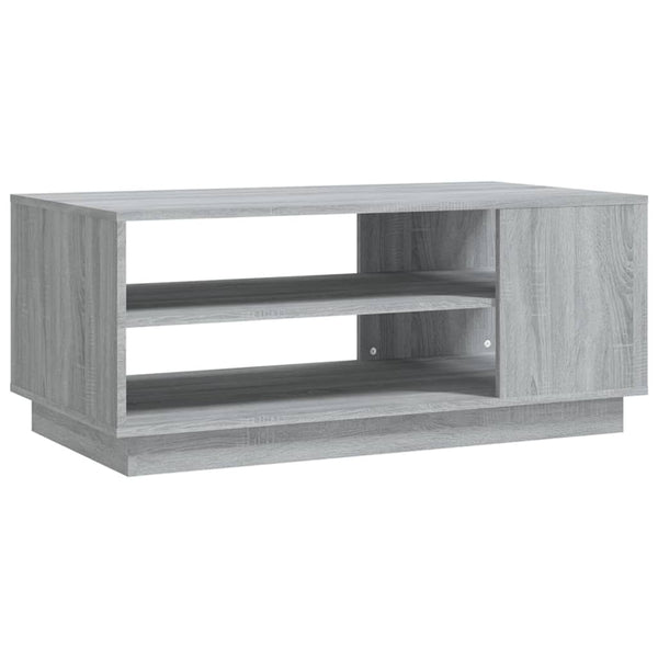Grauer Couchtisch Sonoma, 102 cm