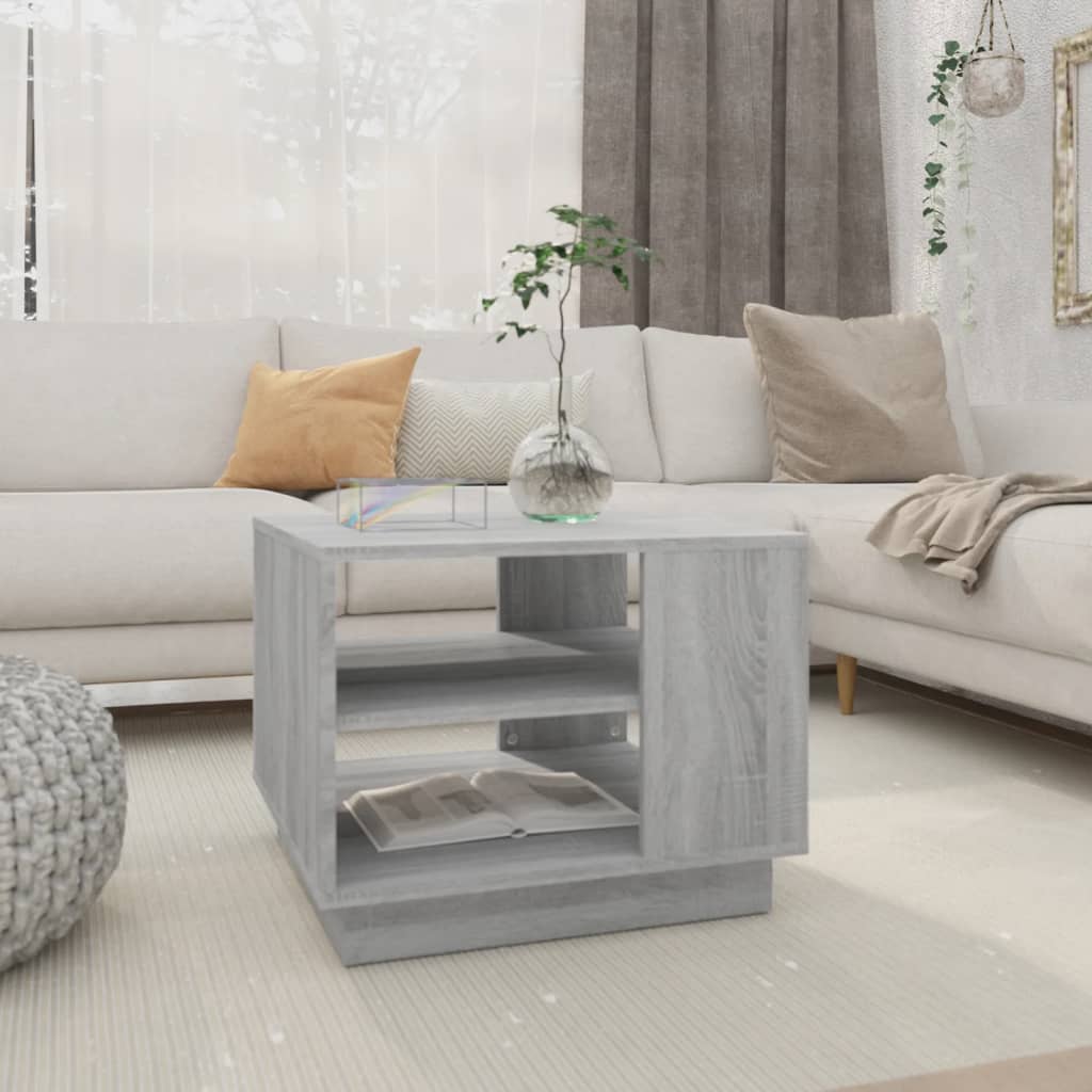 Couchtisch Grau Sonoma 55x55 cm